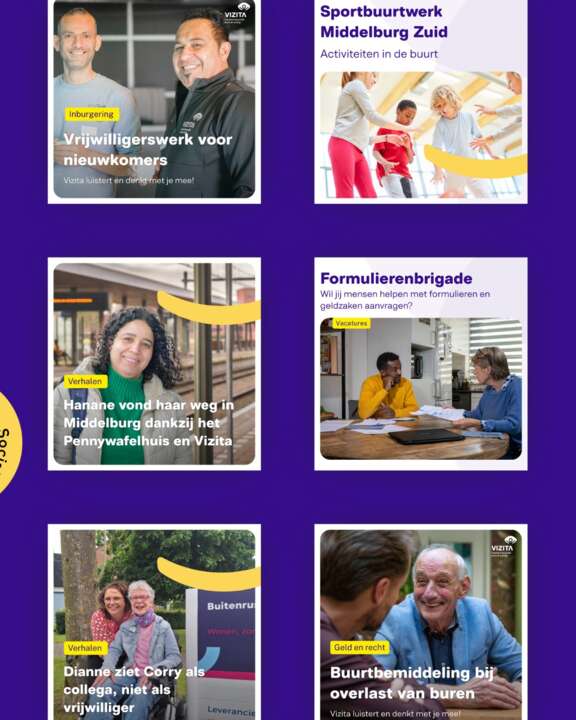 𝗡𝗶𝗲𝘂𝘄 𝘄𝗲𝗿𝗸 𝗼𝗻𝗹𝗶𝗻𝗲, 𝗲𝗲𝗻 𝘀𝗮𝗺𝗲𝗻𝘄𝗲𝗿𝗸𝗶𝗻𝗴 𝗺𝗲𝘁 𝗩𝗶𝘇𝗶𝘁𝗮 𝘄𝗮𝗮𝗿 𝘄𝗲 𝘁𝗿𝗼𝘁𝘀 𝗼𝗽 𝘇𝗶𝗷𝗻 💻 ✨ 
Voor Vizita ontwikkelden we een nieuwe website die draait om gebruiksvriendelijkheid en begrijpelijke taal. Want Vizita staat klaar voor mensen die hulp of ondersteuning nodig hebben en dan is het belangrijk dat iedereen precies weet waar ze terechtkunnen.

𝗘𝗻 𝗵𝗶𝗲𝗿 𝗯𝗲𝗴𝗶𝗻𝘁 𝗵𝗲𝘁 𝗽𝗮𝘀!
De komende tijd werken we samen verder aan online marketing die nóg meer mensen laat kennismaken met Vizita en hun waardevolle werk.

Een mooi voorbeeld van hoe we binnen Elloro, van designer tot developer en marketeer onze expertises inzetten en samen met de klant bouwen aan digitale oplossingen die écht impact maken. 💪 💜 

Bekijk de nieuwe site via de link in onze story 

#webdevelopment #webdesign #uxdesign #vizita #elloro 📲